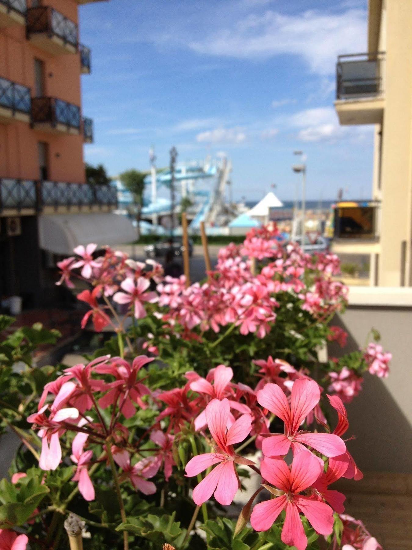 Hotel Villa Dei Gerani Rimini Bagian luar foto